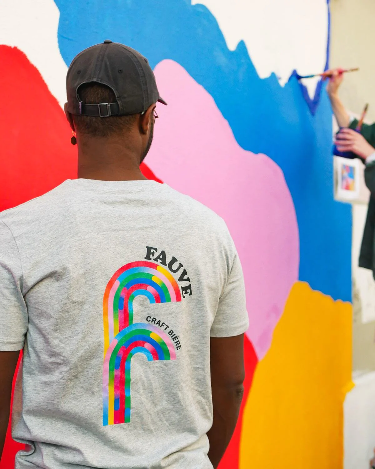 T-shirt Fauve Gris Chiné - Image 3