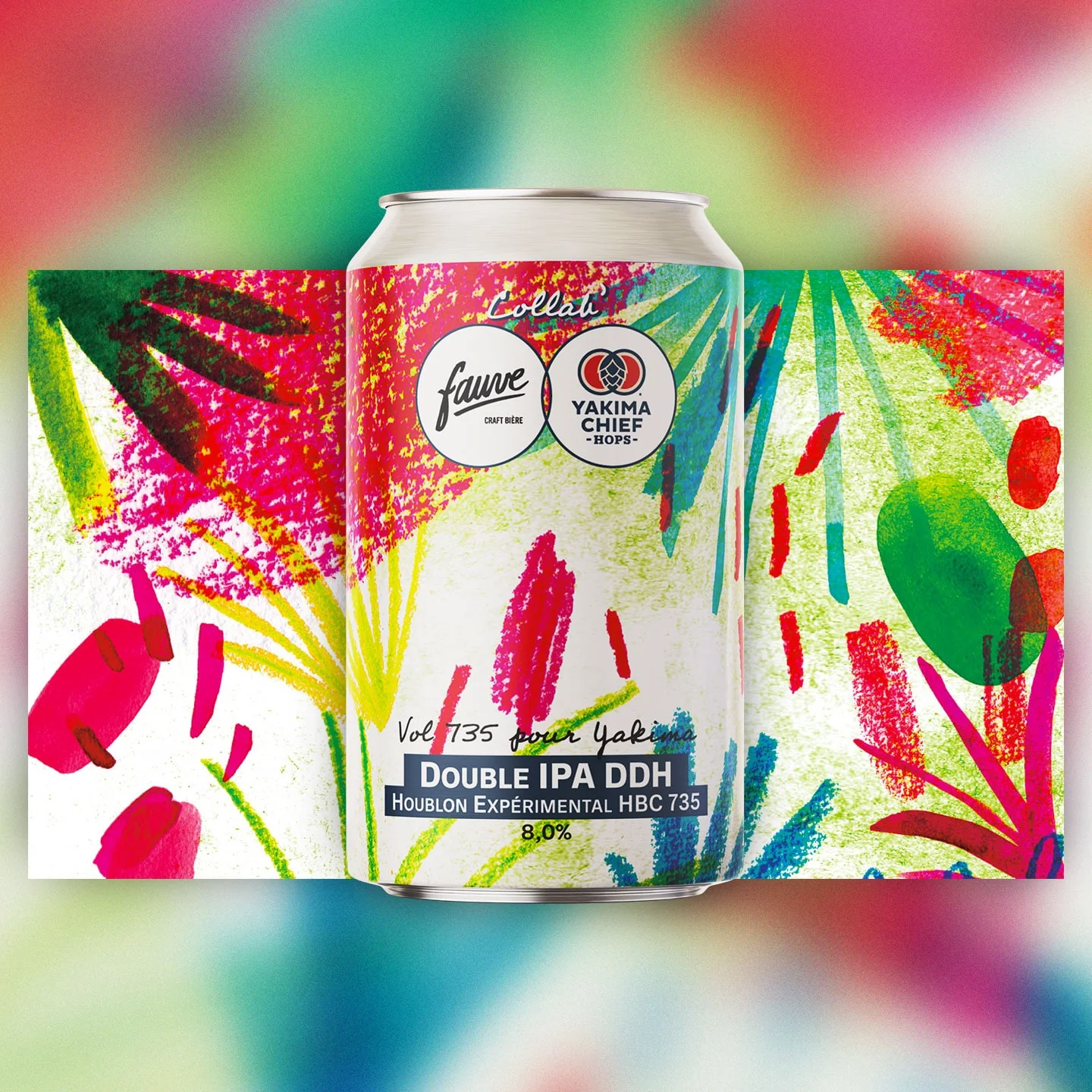 Vol 735 pour Yakima - DIPA DDH HBC 735 x Yakima Chief 33cL - Image 3